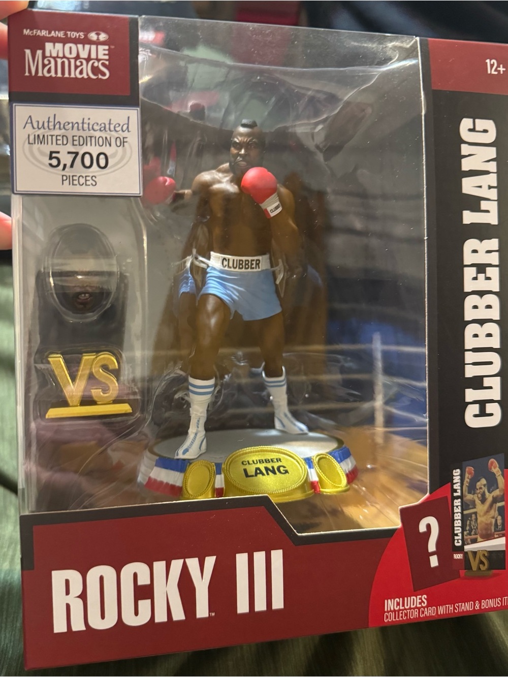 Clubber Lang Rocky III Action Figure - Blue Shorts, Red Gloves -